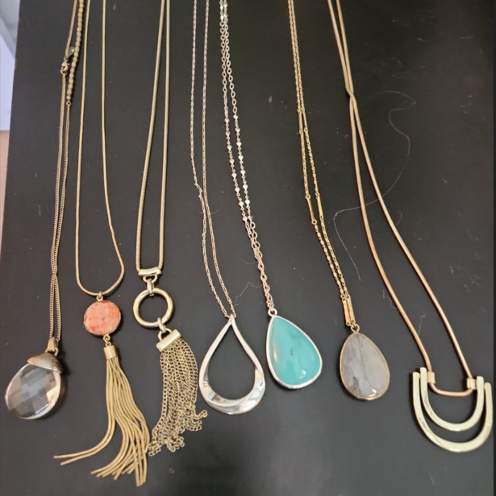 7 long necklaces